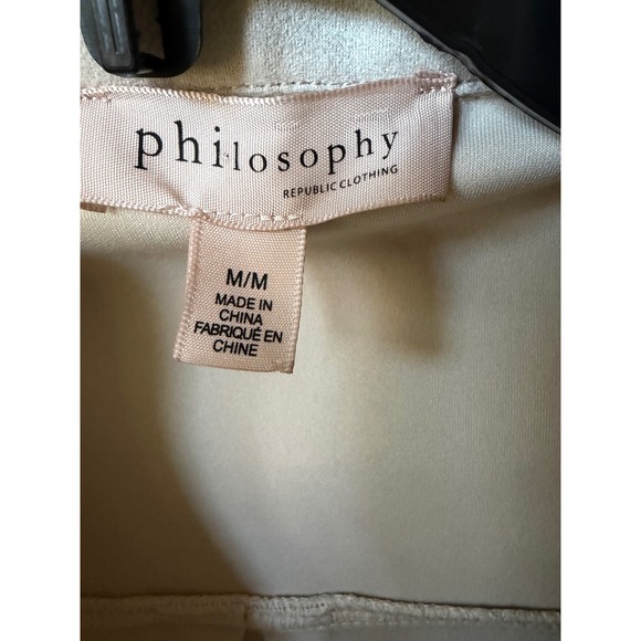 Philosophy Faux Suede Jacket – Size M - Picture 4 of 5